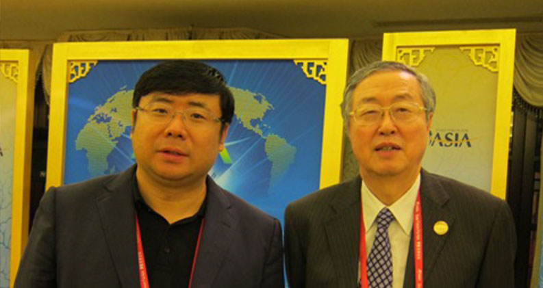 Former Vice Chairman of CPPCC and Governor of the People's Bank of China, Zhou Xiaochuan and President Li Yong